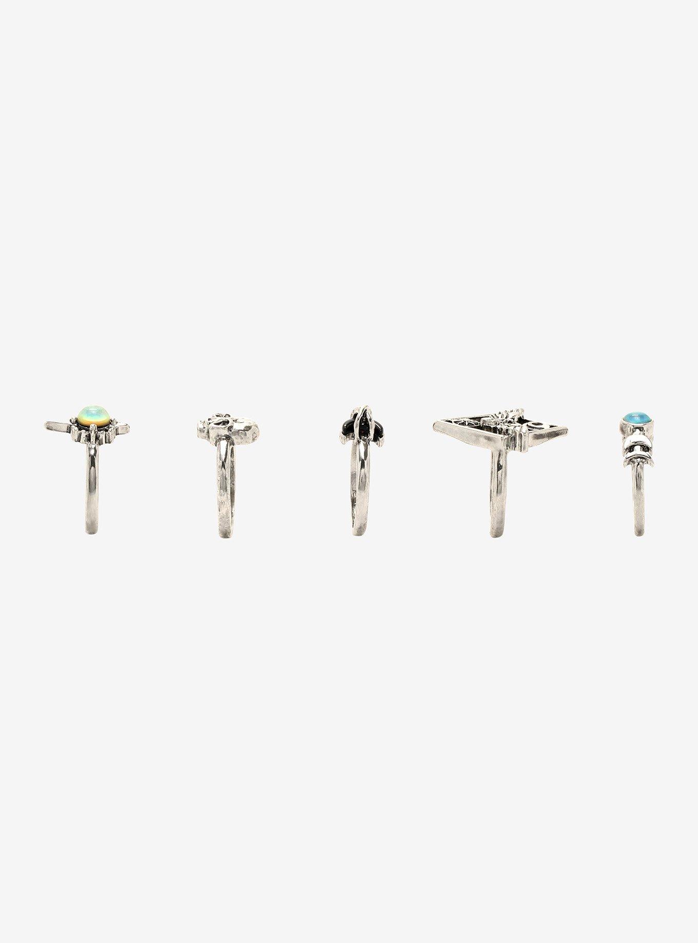Celestial Mood Ring Set, , alternate