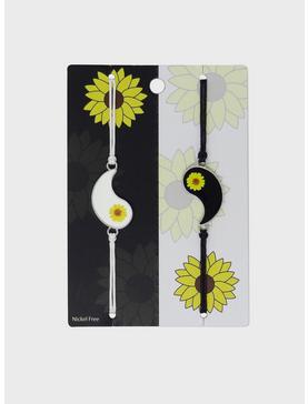 Yin-Yang Sunflower Best Friend Cord Bracelet Set, , hi-res