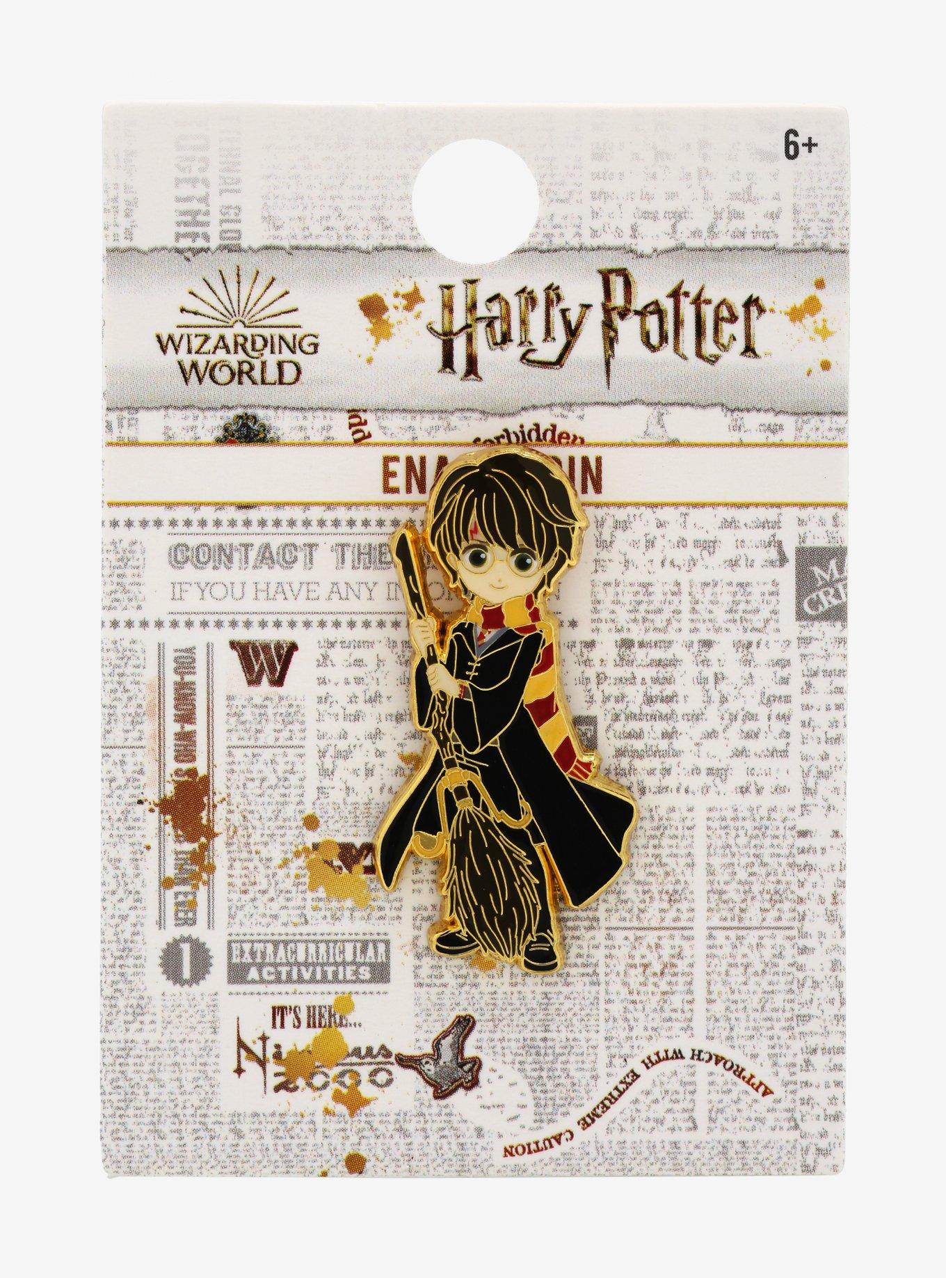 Harry Potter Harry Kawaii Enamel Pin - BoxLunch Exclusive, , alternate