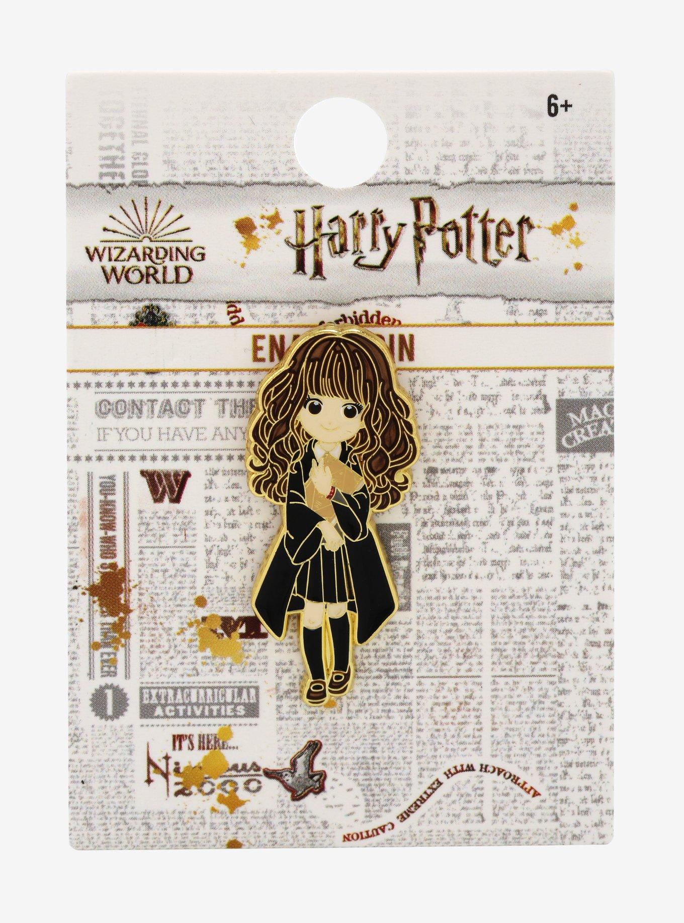 Harry Potter Hermione Kawaii Enamel Pin, , alternate