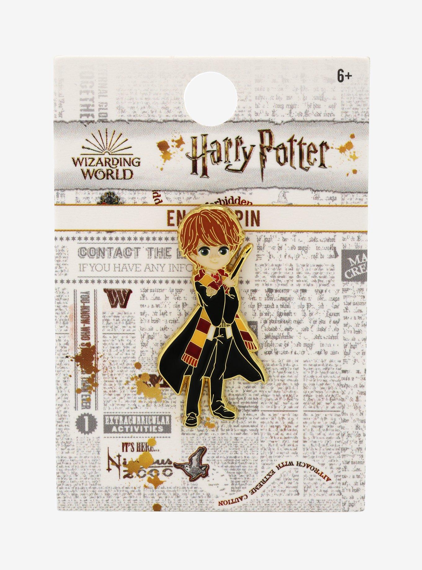 Harry Potter Ron Kawaii Enamel Pin - BoxLunch Exclusive, , alternate