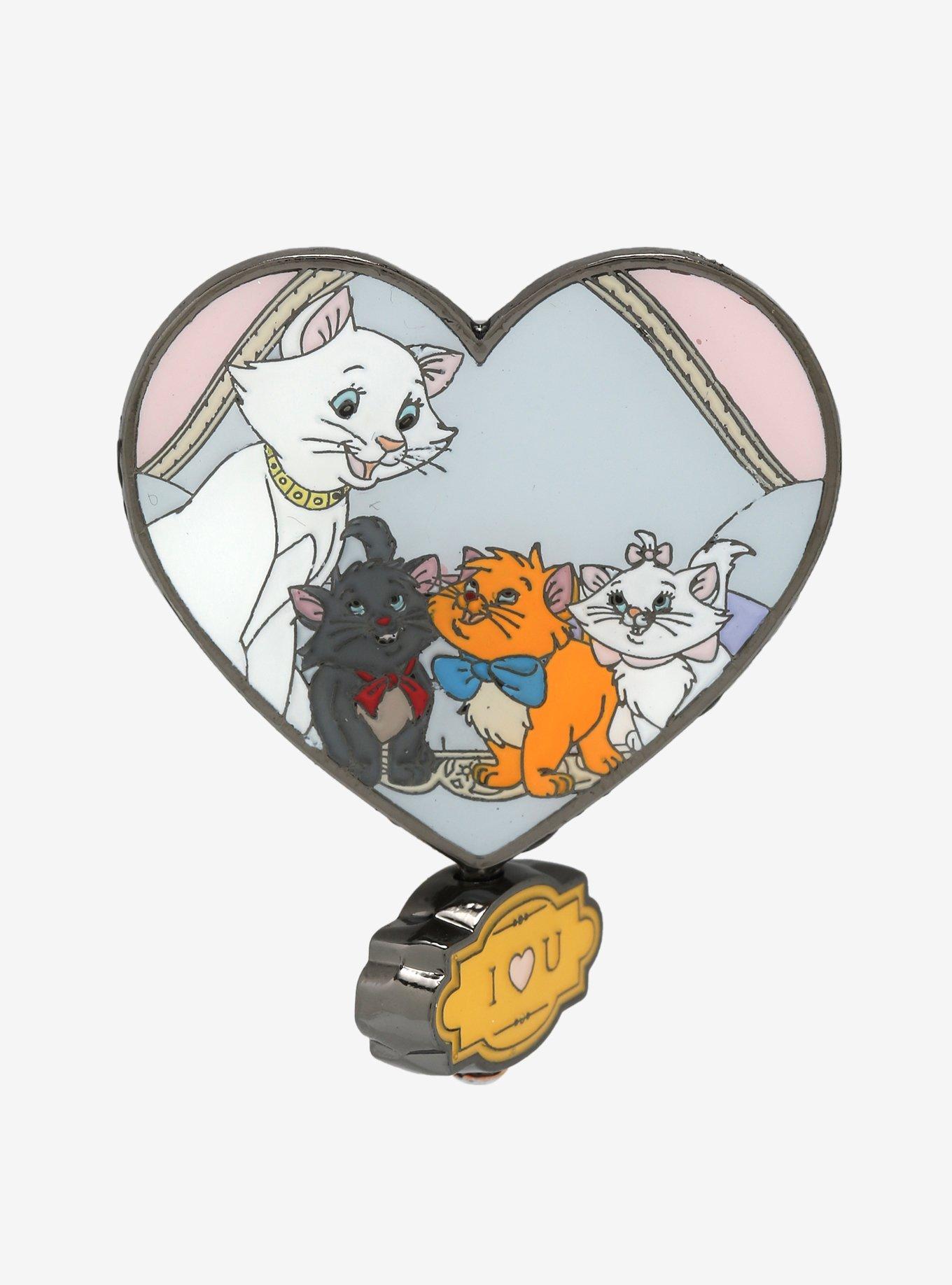 Loungefly Disney The Aristocats I Love You Spinner Enamel Pin - BoxLunch Exclusive, , alternate