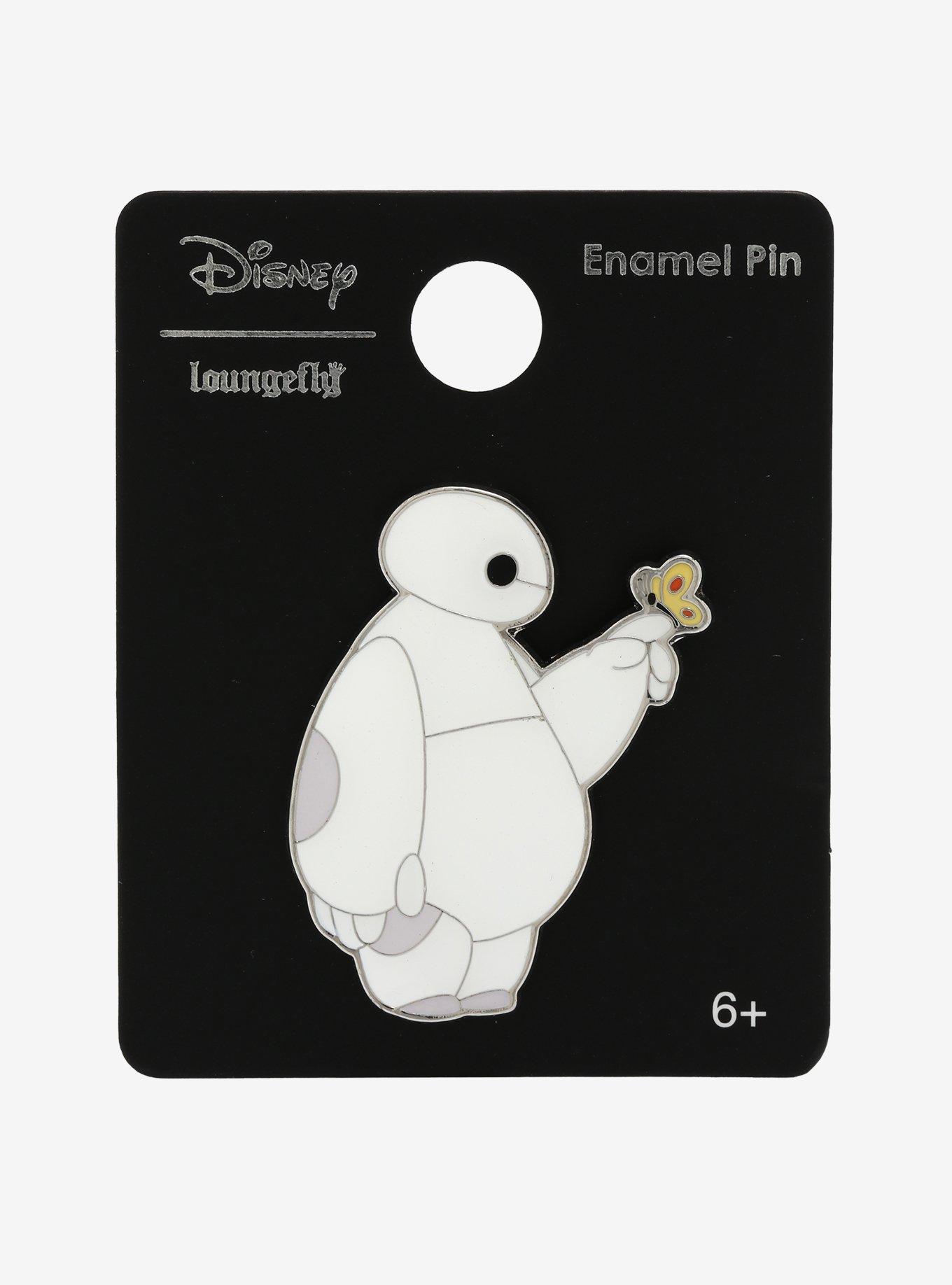 Loungefly Disney Big Hero 6 Baymax Butterfly Enamel Pin - BoxLunch Exclusive, , alternate