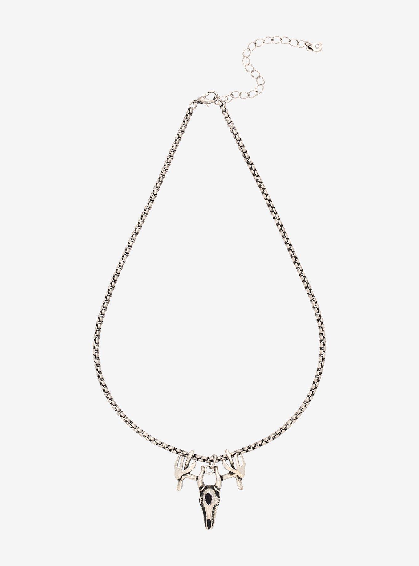 Deer Antler Chain Necklace, , alternate