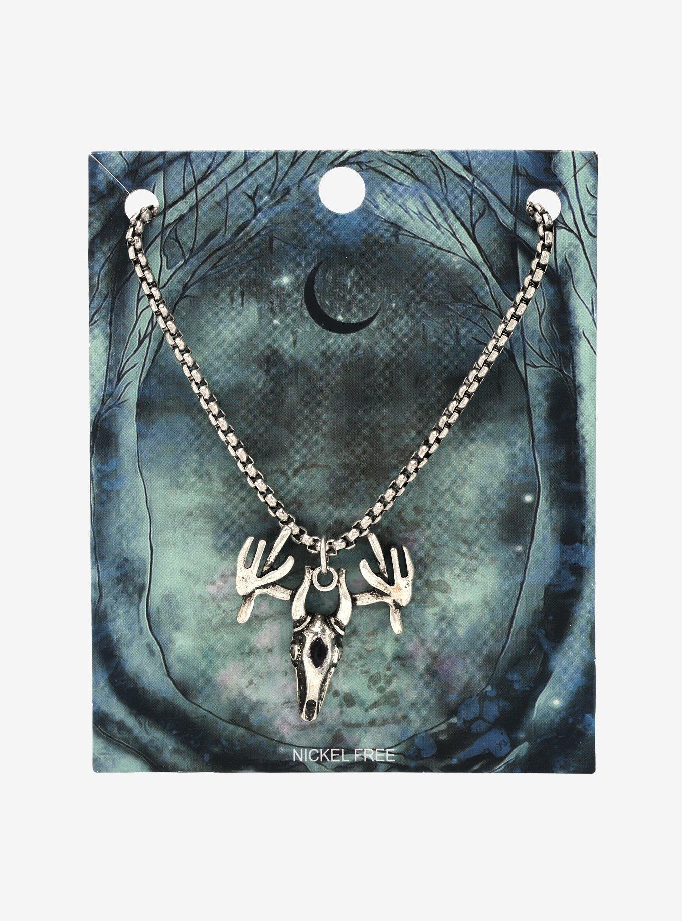 Deer Antler Chain Necklace, , alternate