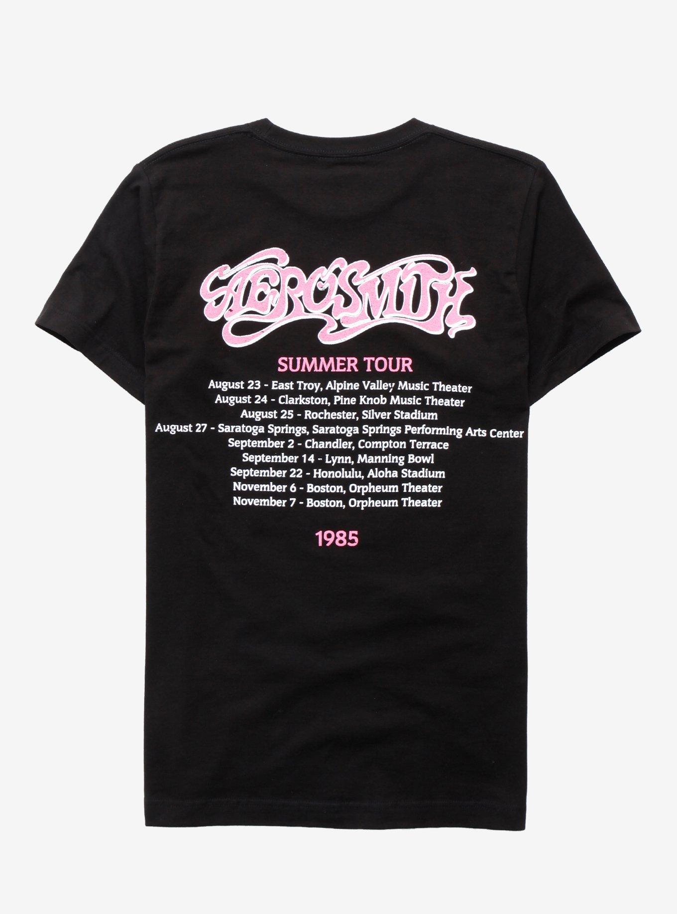 Aerosmith Summer Tour 1985 T-Shirt, BLACK, alternate