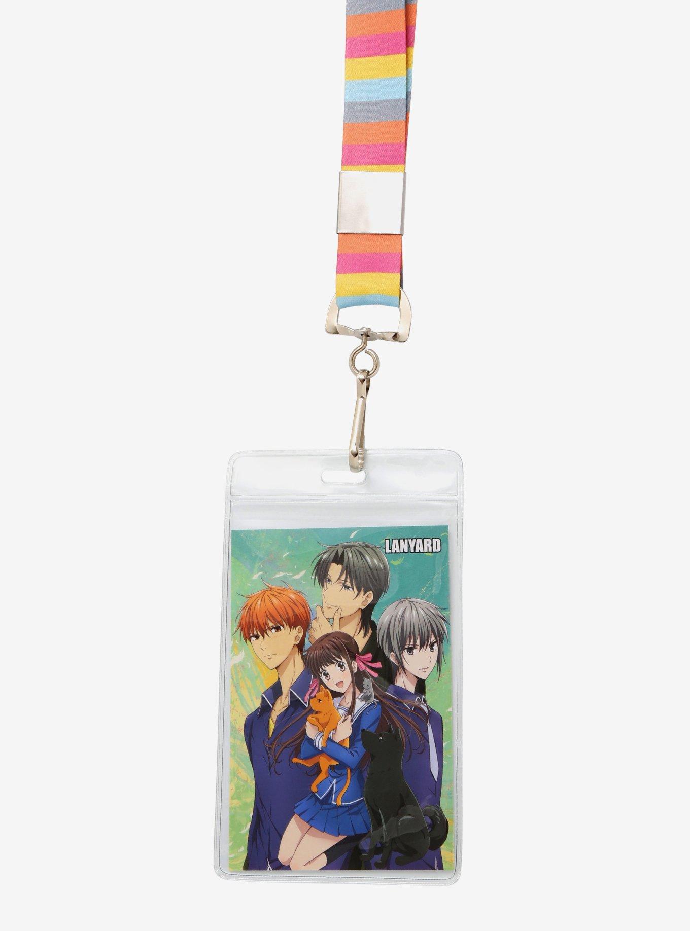 Fruits Basket Animals & Stripe Lanyard, , alternate