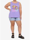Disney Beauty And The Beast Book Cover Girls Tank Top Plus Size, MULTI, alternate