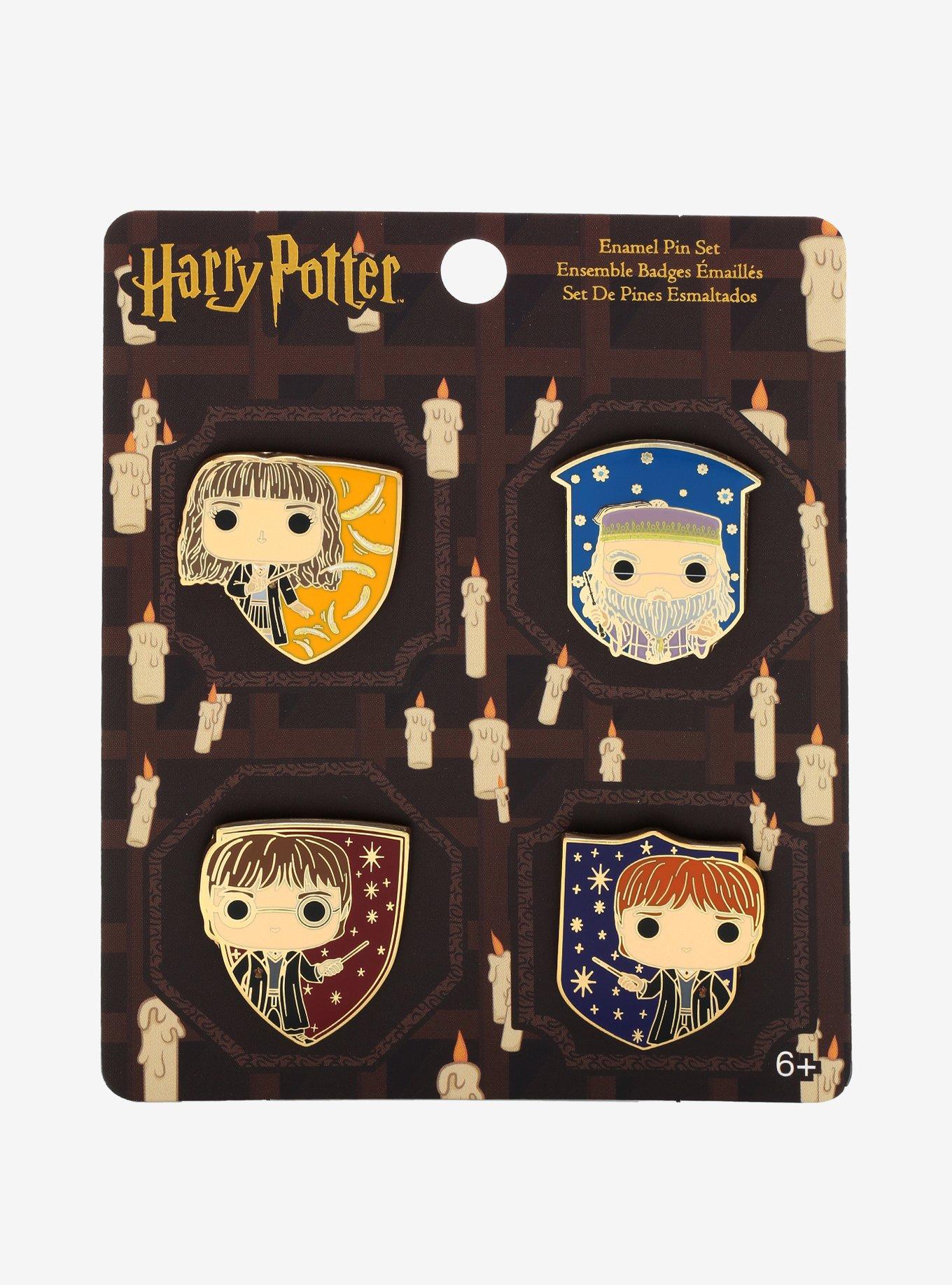 Funko Harry Potter Pop! Character Crest Enamel Pin Set, , alternate