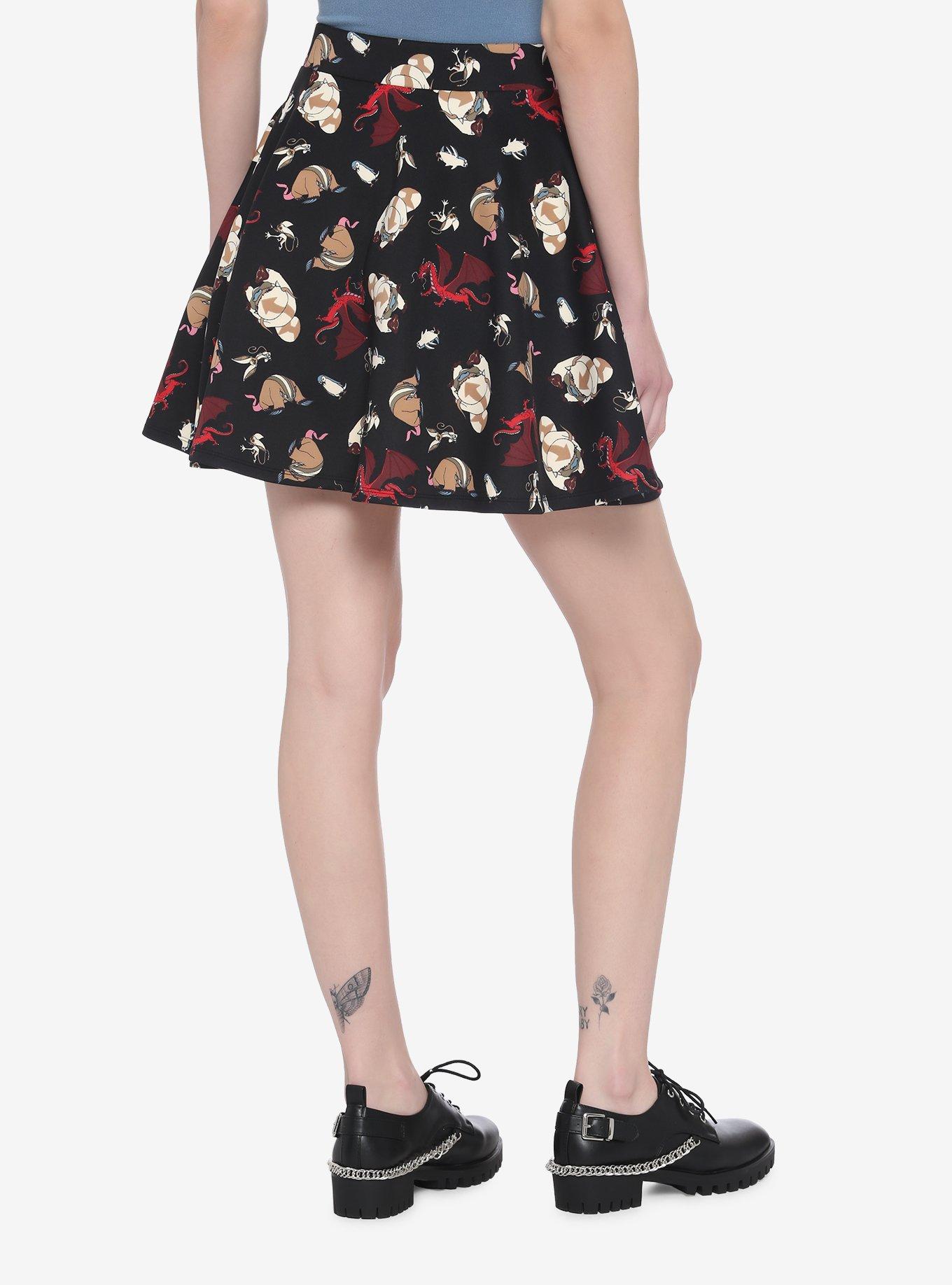 Avatar: The Last Airbender Button-Front Skater Skirt, MULTI, alternate