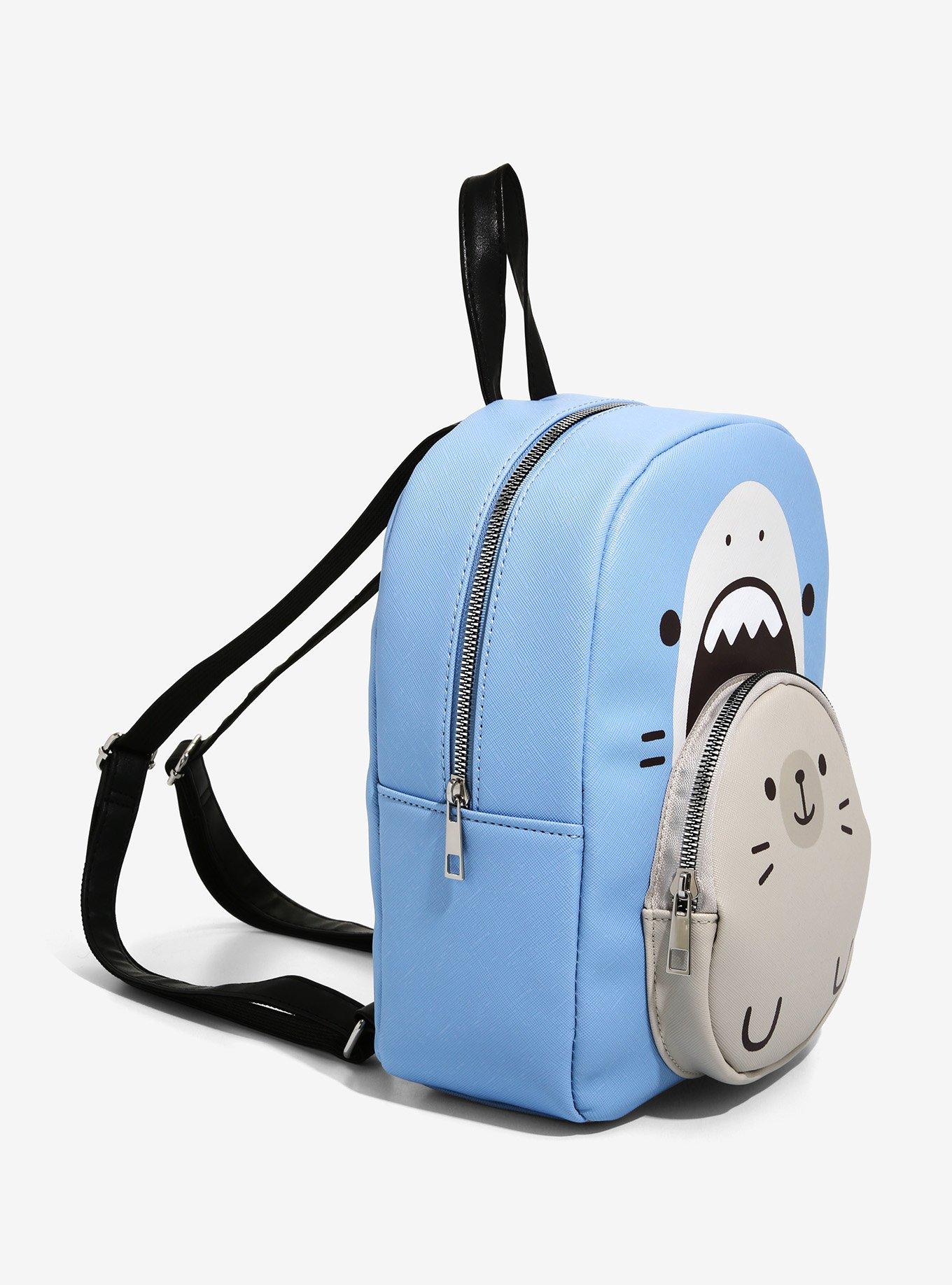 Samezu Sharks Jaggy & Yummy Figural Mini Backpack, , alternate