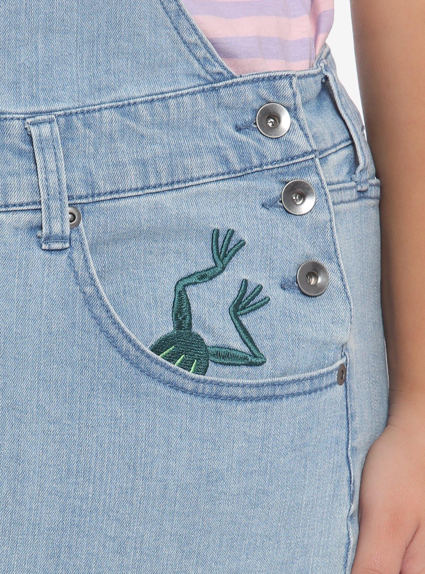 Her Universe Star Wars The Mandalorian The Child Denim Shortalls Plus Size, MULTI, alternate