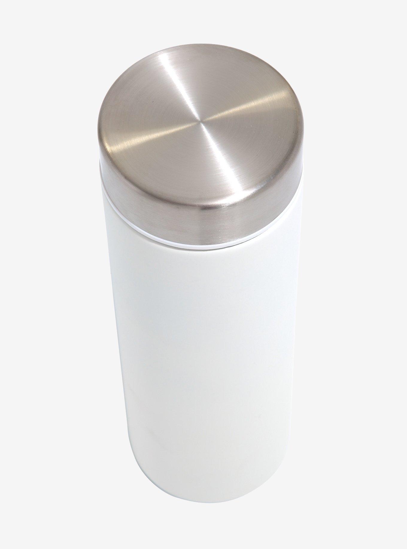 ASOBU White & Silver Steel Water Bottle, , alternate