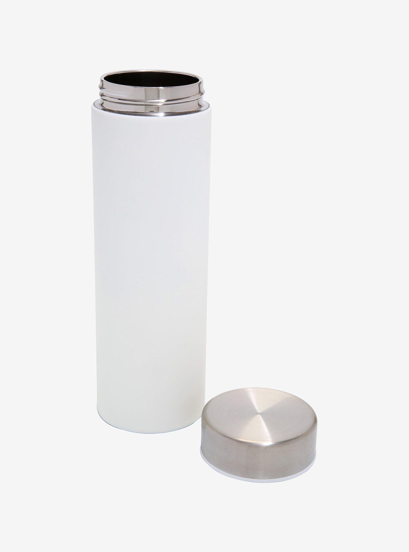 ASOBU White & Silver Steel Water Bottle, , alternate