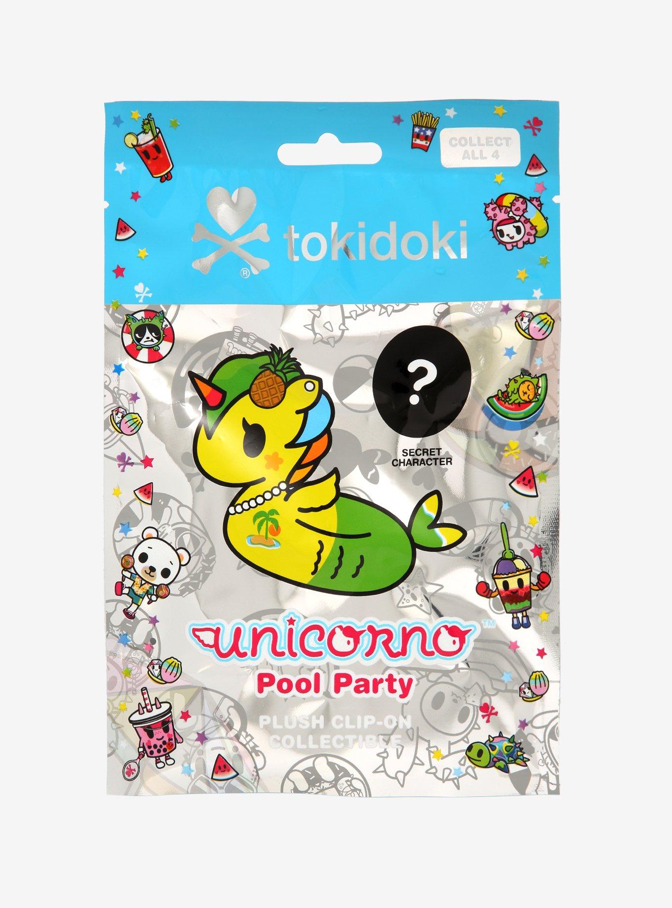 Tokidoki Unicorno Pool Party Blind Bag Plush Key Chain, , alternate