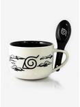Naruto Shippuden Black & White Soup Mug With Spoon, , alternate