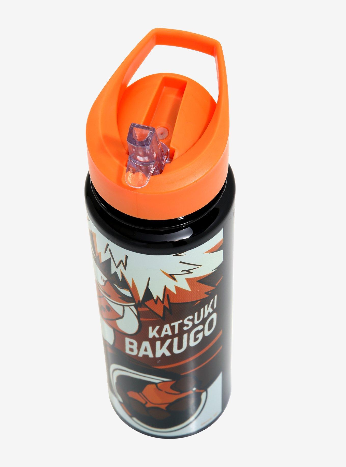My Hero Academia Bakugo Orange Water Bottle, , alternate