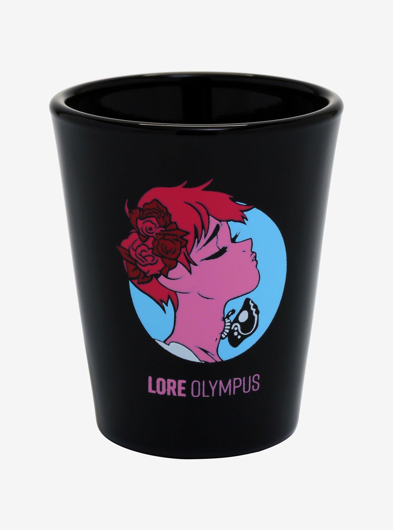 Lore Olympus Hades & Persephone Black Mini Glass, , alternate