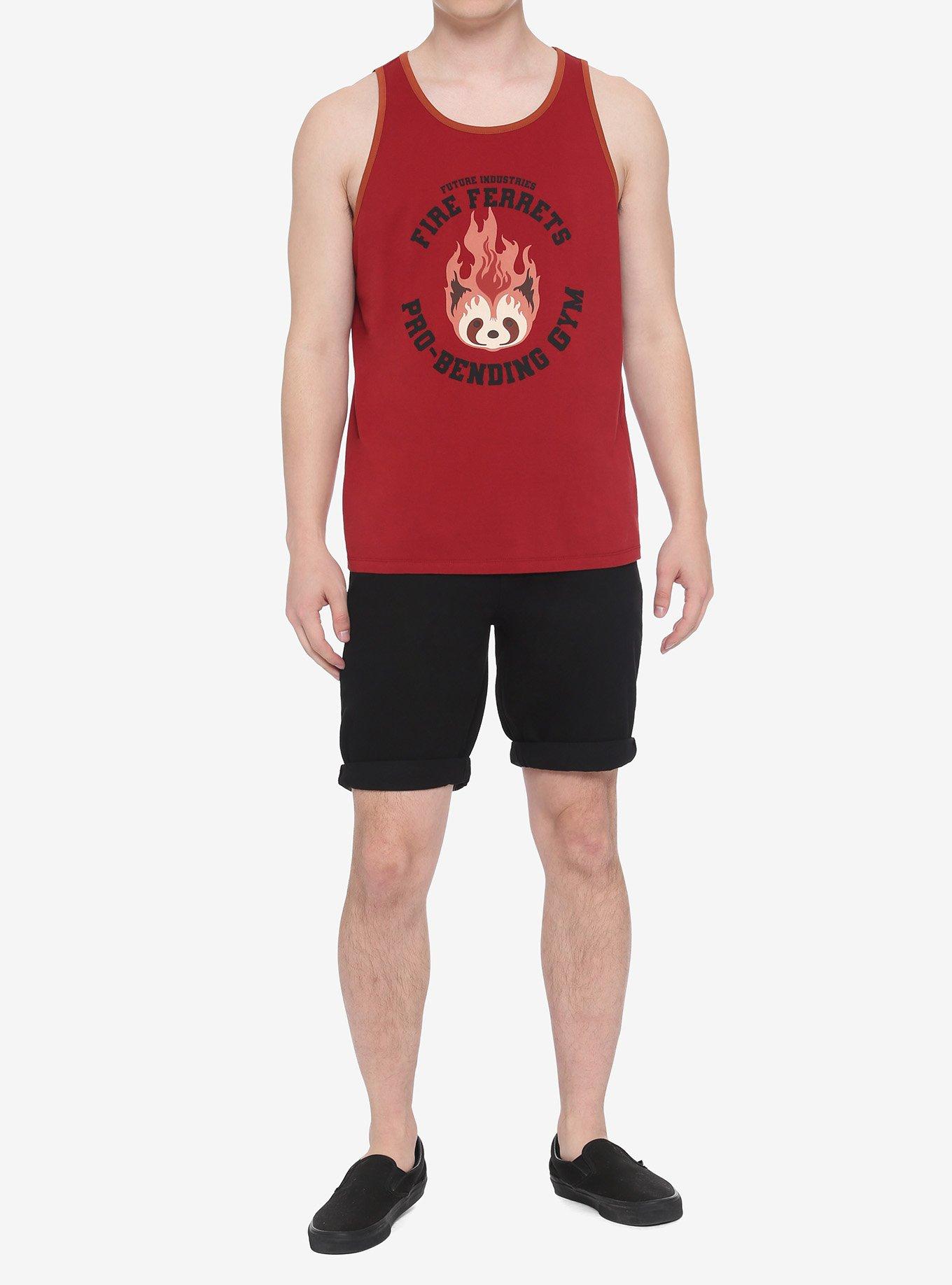 The Legend Of Korra Fire Ferrets Gym Tank Top, MULTI, alternate