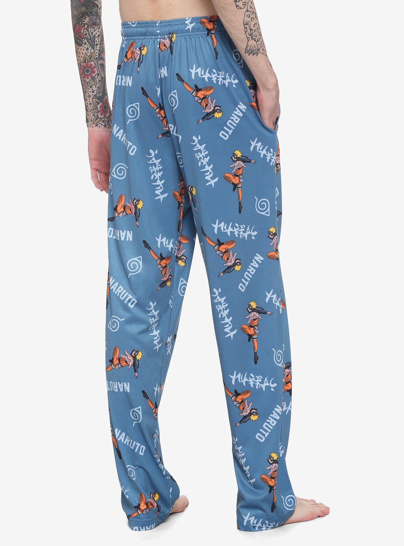 Naruto Shippuden Naruto Hidden Leaf Pajama Pants, MULTI, alternate