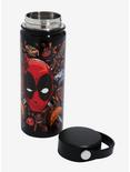 Marvel Deadpool Tacos Steel Water Bottle, , alternate