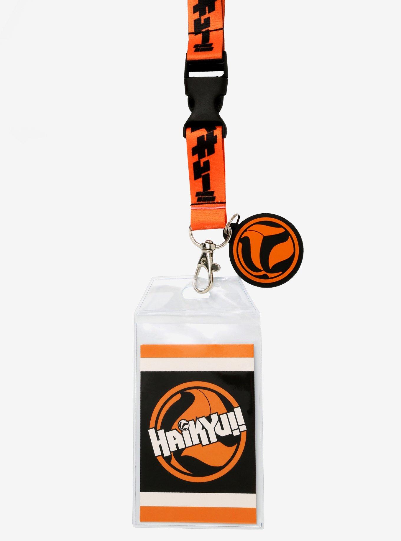 Haikyu!! Volleyball Logo Lanyard - BoxLunch Exclusive, , alternate