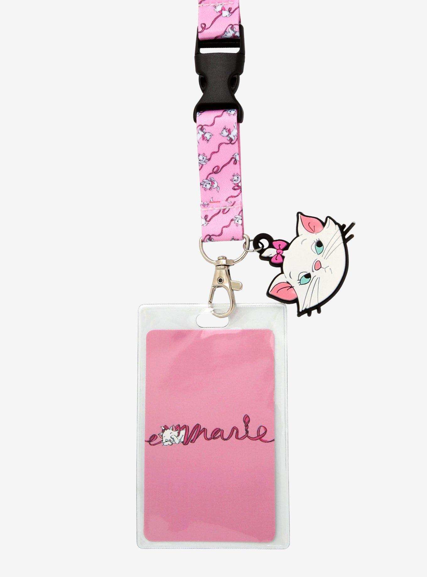 Disney The Aristocats Marie Ribbon Name Lanyard, , alternate