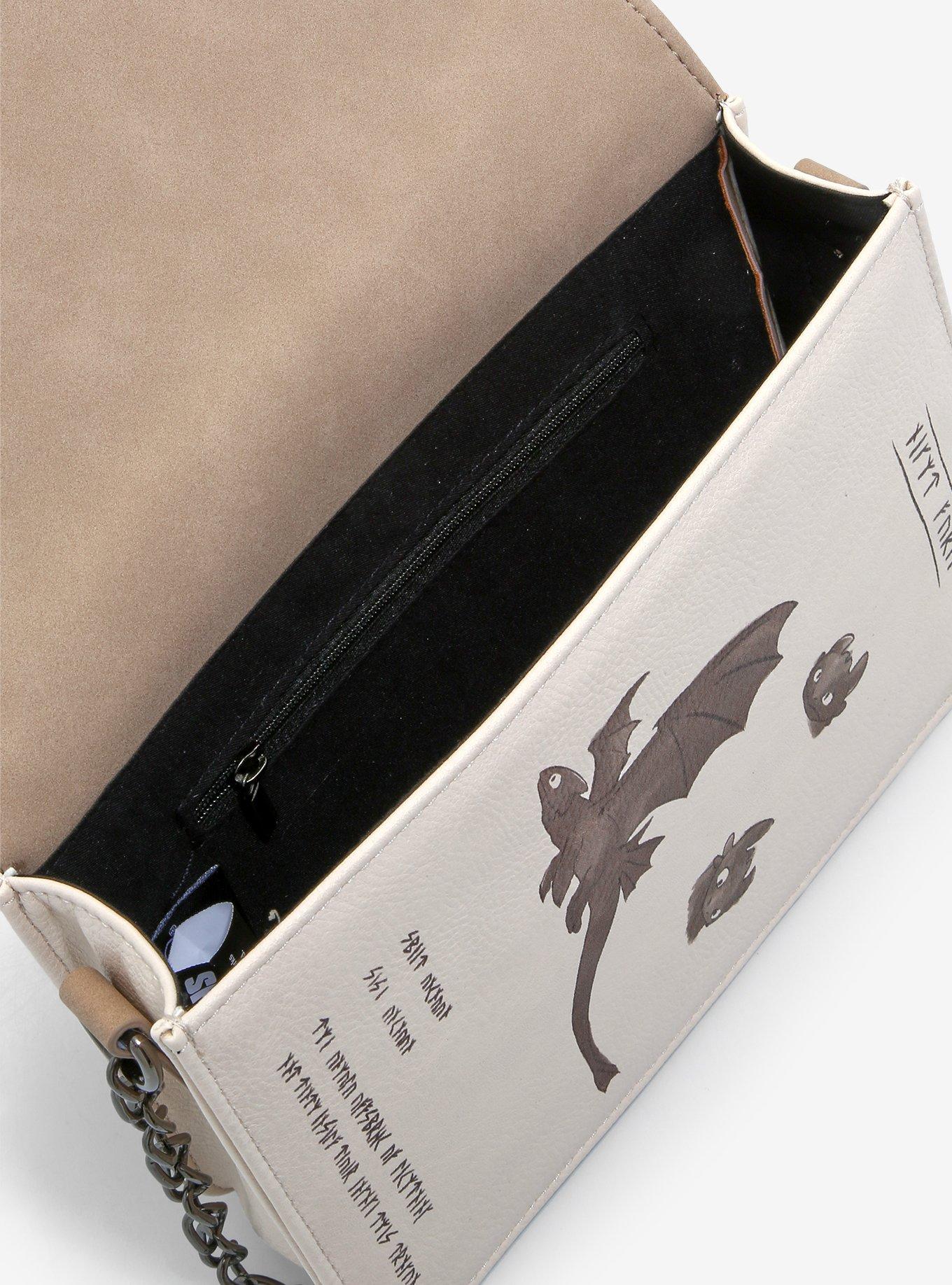 How To Train Your Dragon Dragon Manual Book Crossbody Bag, , alternate