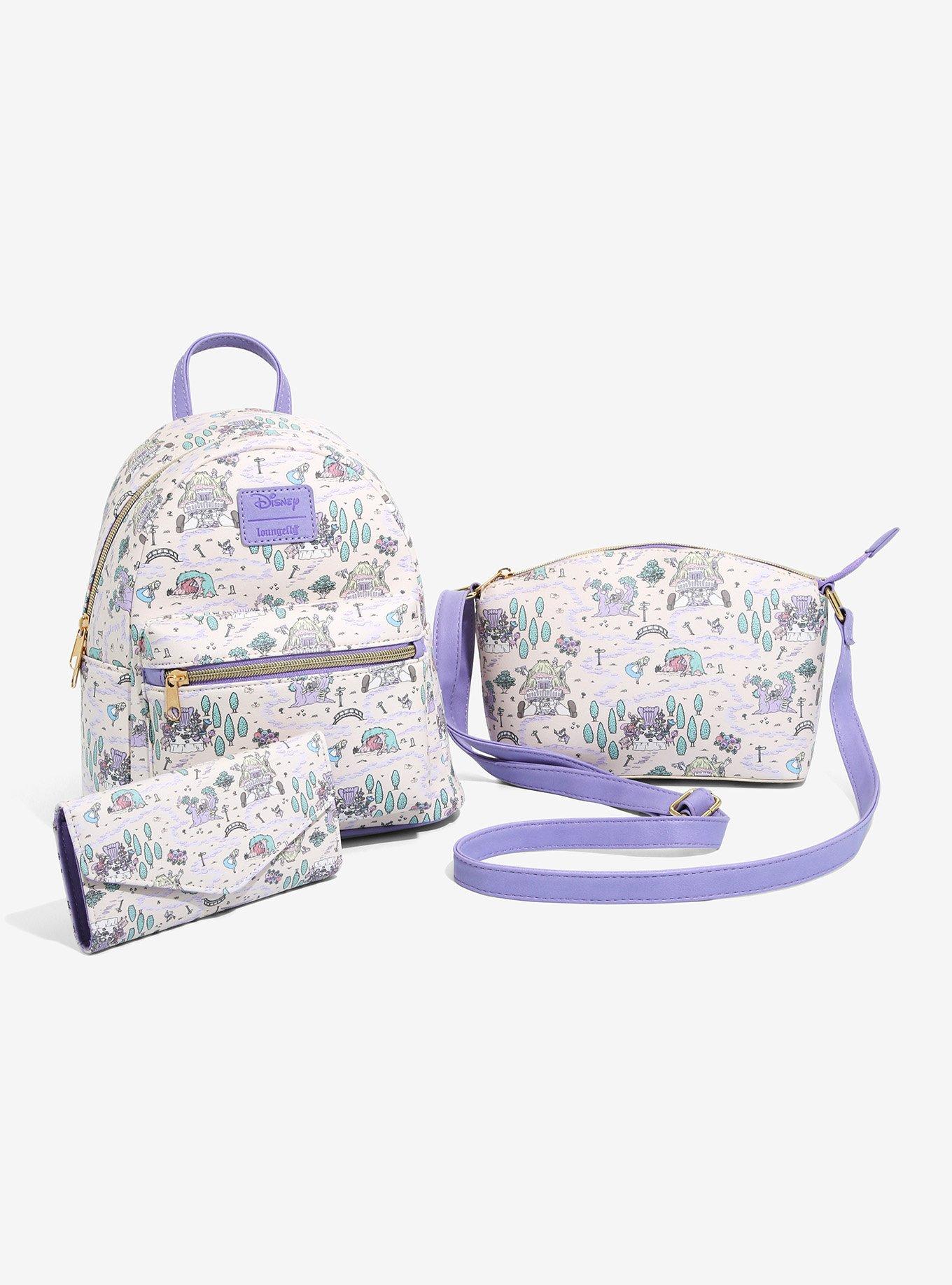 Loungefly Disney Alice In Wonderland Pastel Map Mini Backpack, , alternate