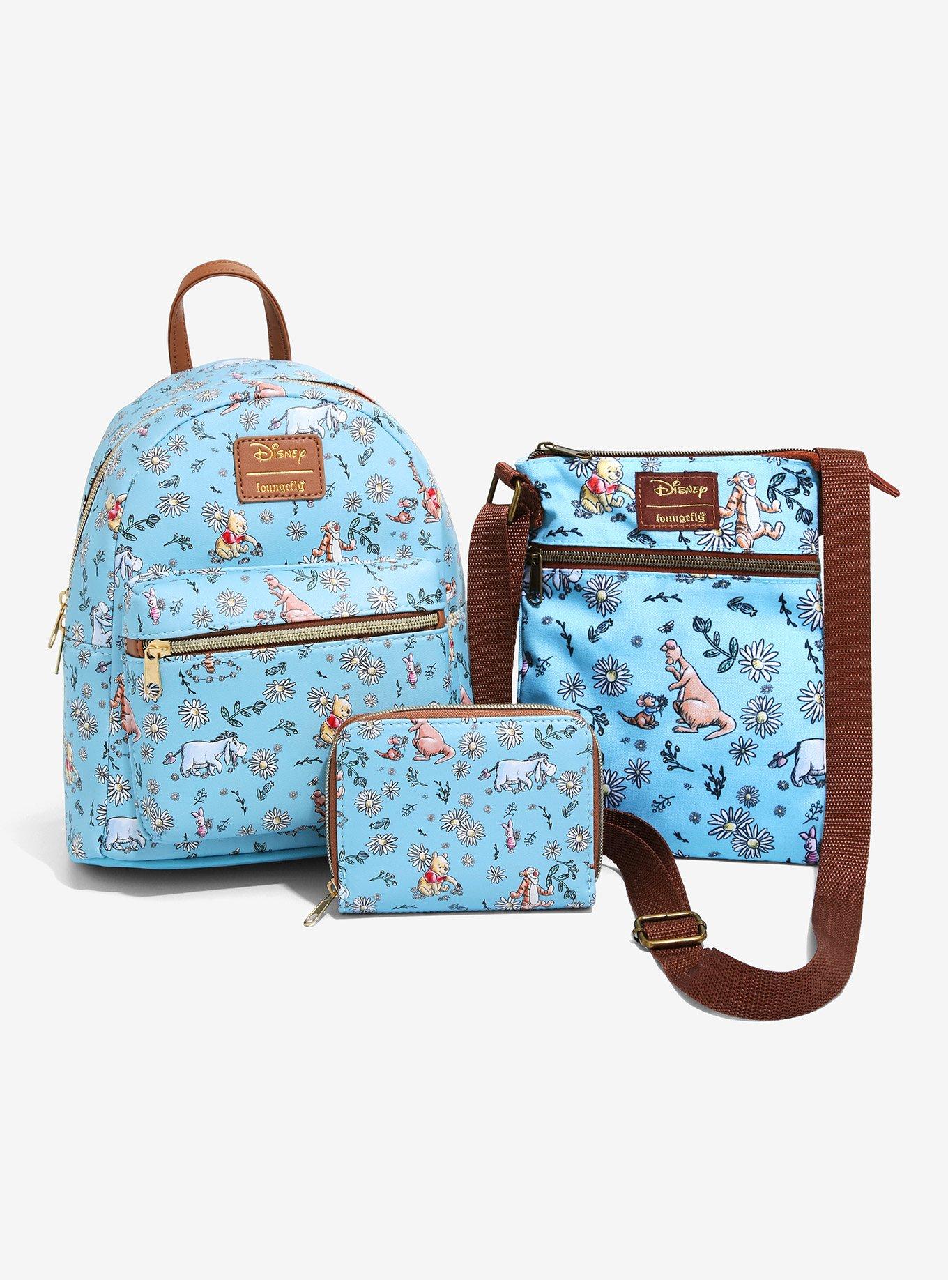 Loungefly Disney Winnie The Pooh Sketch Daisies Mini Backpack, , alternate