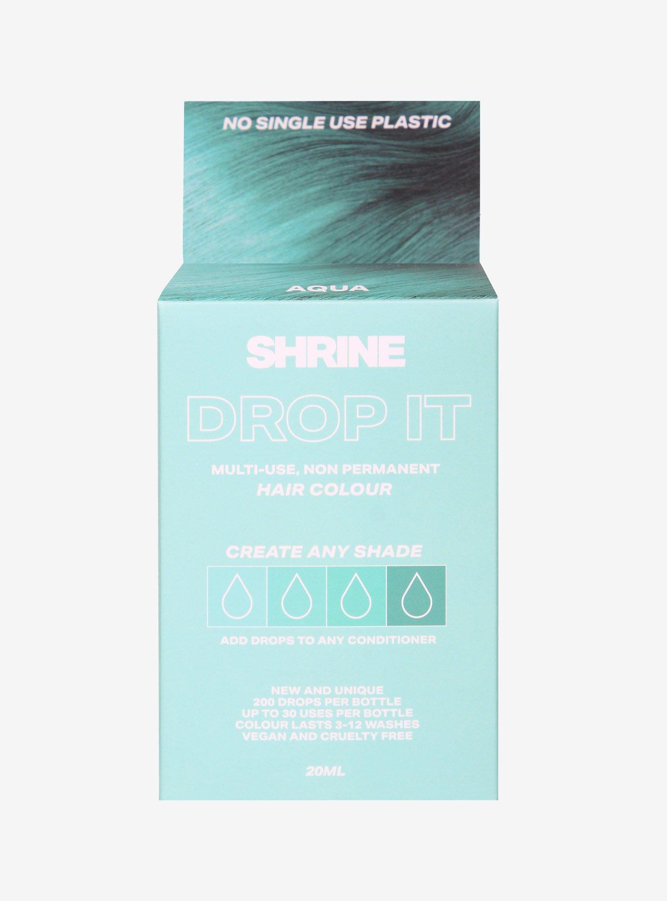 Shrine Drop It Aqua Green Semi-Permanent Hair Dye, , alternate