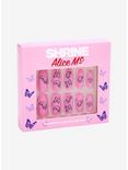 Shrine X Alice Mc Pink Butterfly Faux Nail Set, , alternate
