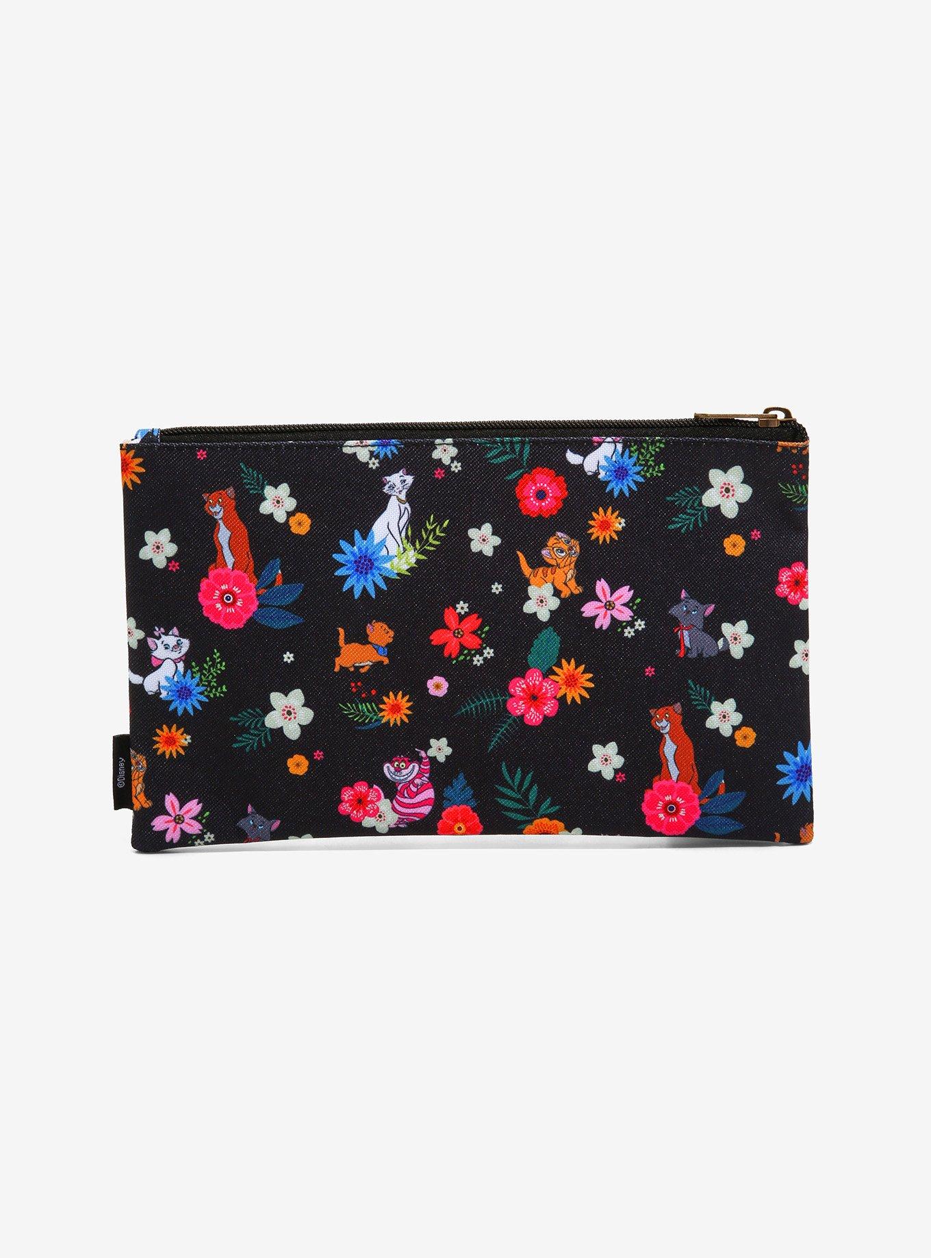 Disney Cats Floral Makeup Bag, , alternate - view 2