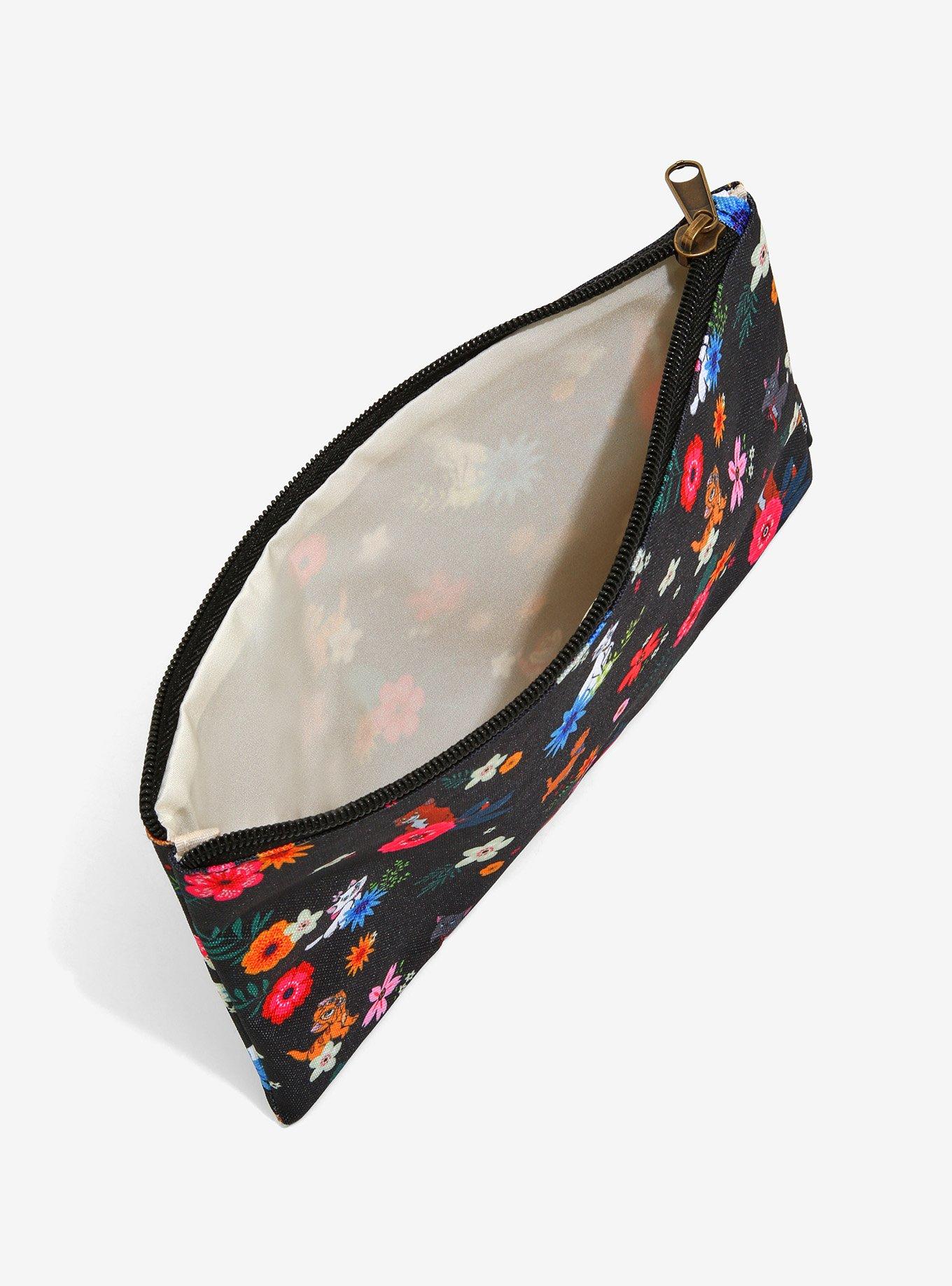 Disney Cats Floral Makeup Bag, , alternate - view 3
