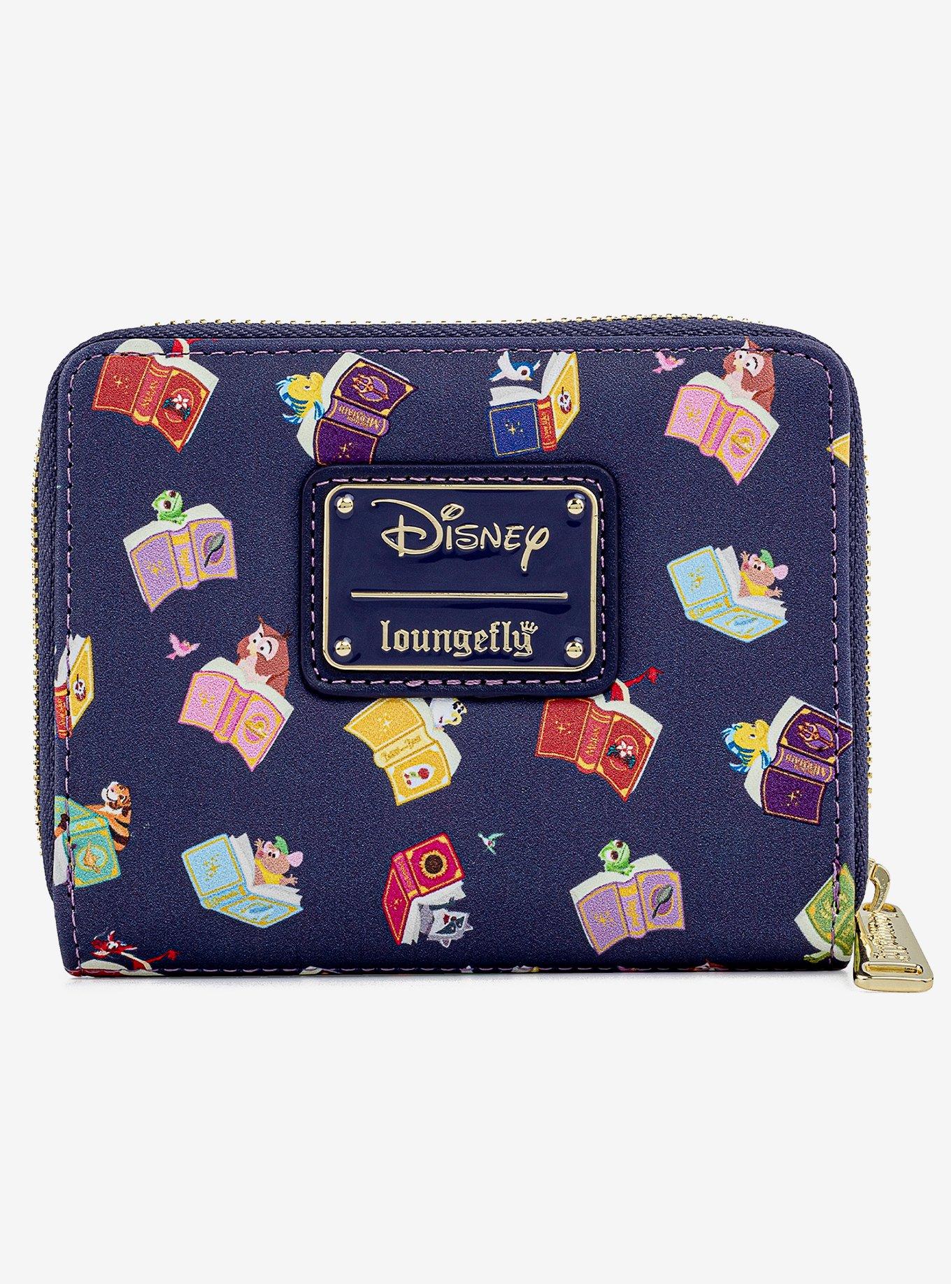 Loungefly Disney Princess Book Zipper Wallet, , alternate