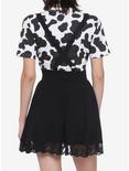 Black Lace Suspender Skirt, BLACK, alternate