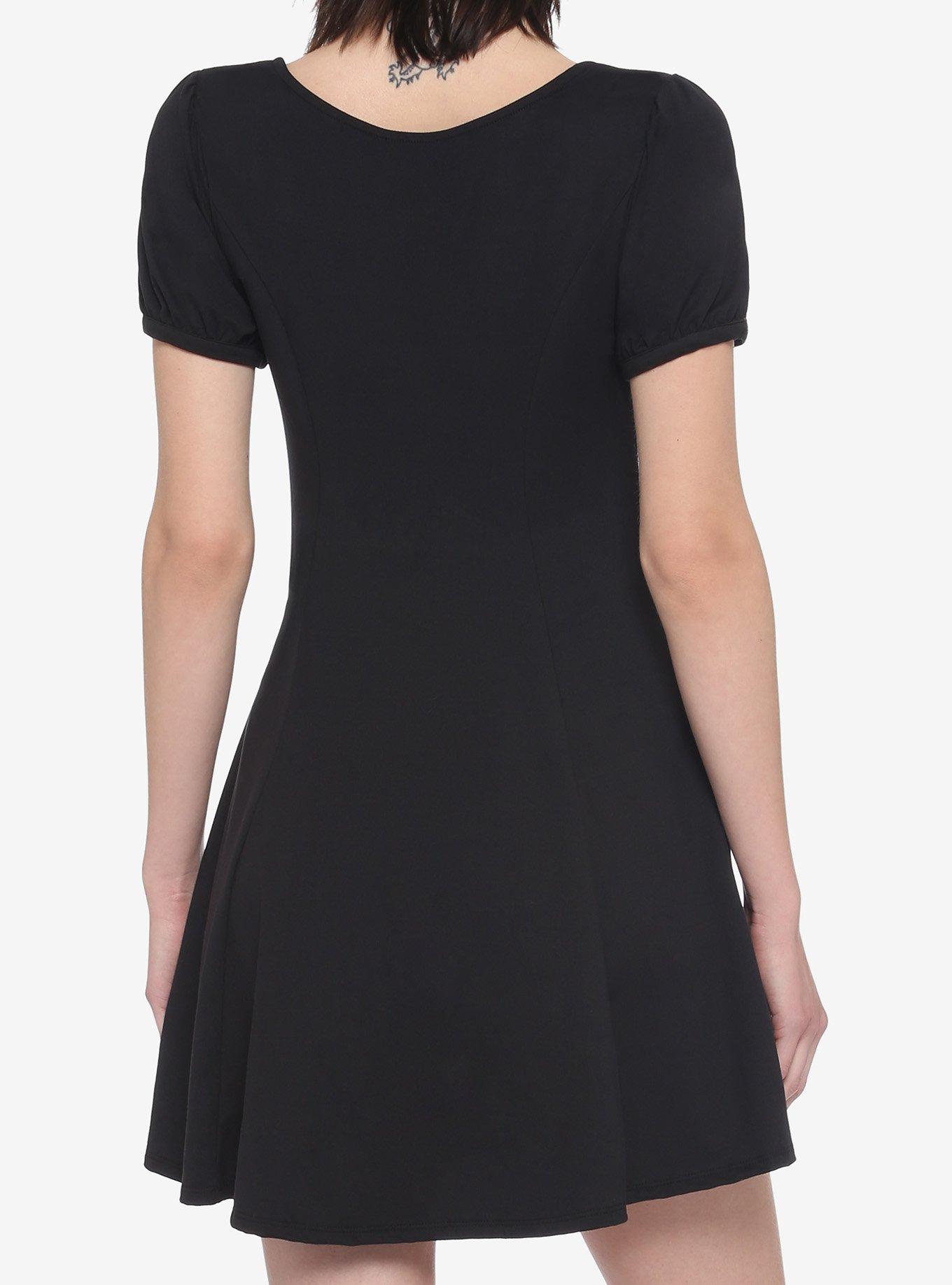 Black Empire Dress, BLACK, alternate