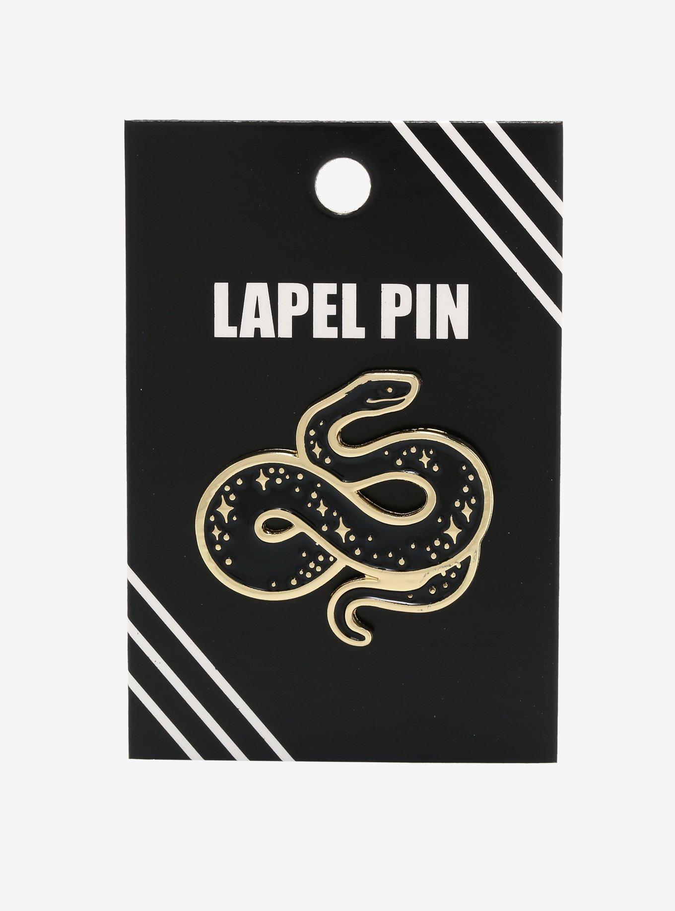 Sparkle Snake Enamel Pin, , alternate