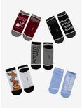 The Office Icon No-Show Socks 5 Pair, , alternate