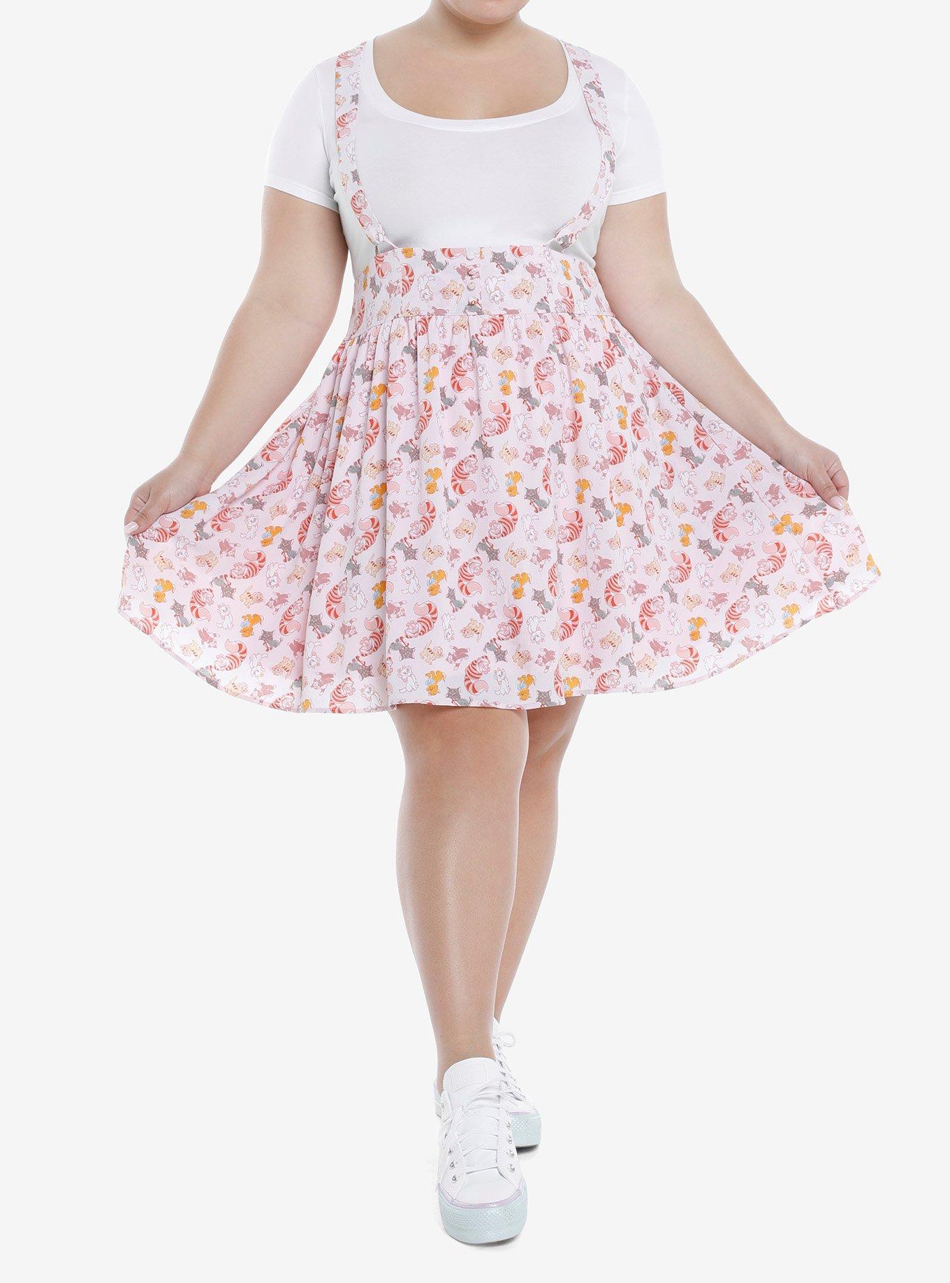 Disney Cats Suspender Skirt Plus Size, MULTI, alternate