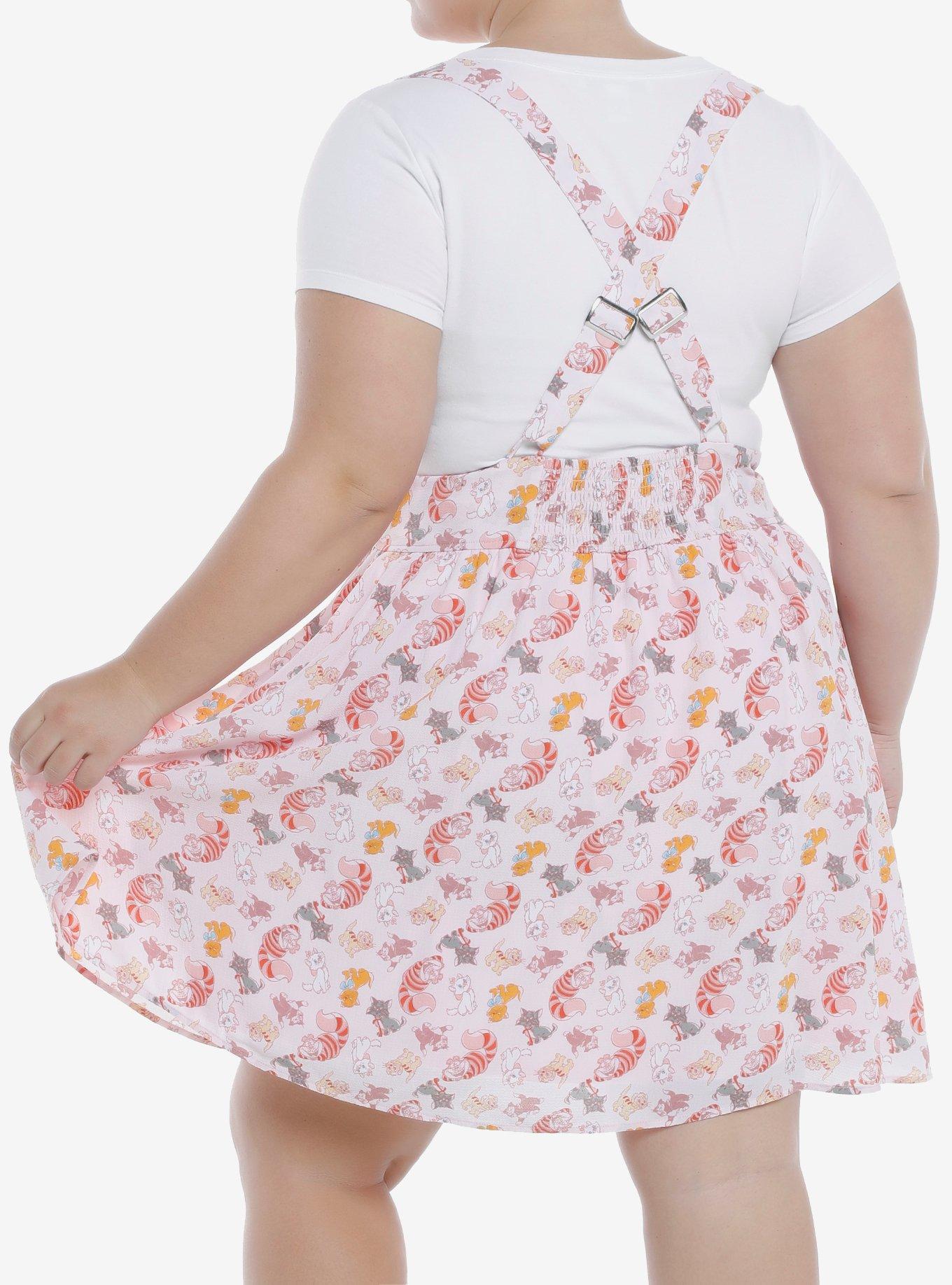 Disney Cats Suspender Skirt Plus Size, MULTI, alternate