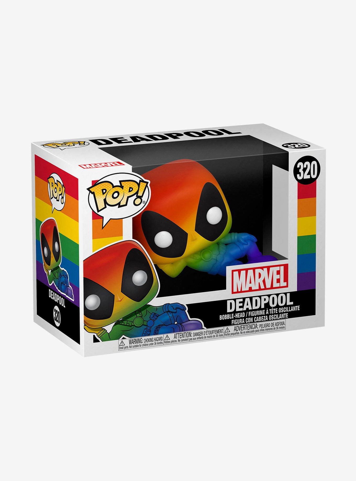 Funko Marvel Pride 2021 Pop! Deadpool (Rainbow) Vinyl Figure, , alternate