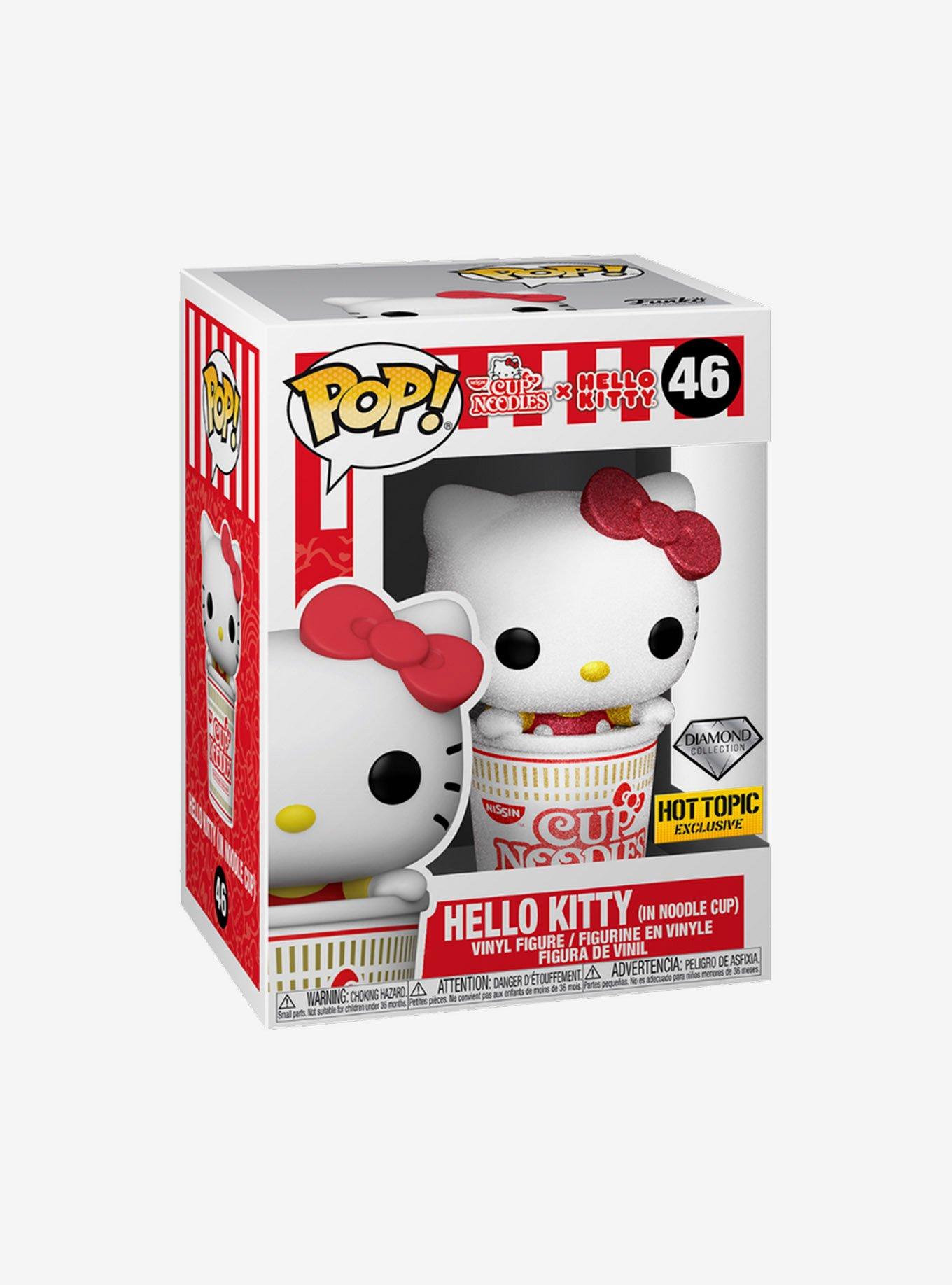Funko Nissin X Hello Kitty Diamond Collection Pop! Hello Kitty (In Noodle Cup) Vinyl Figure Hot Topic Exclusive, , alternate