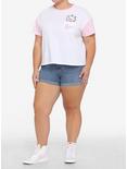 Disney The Aristocats Marie Pocket Girls Crop T-Shirt Plus Size, PINK, alternate