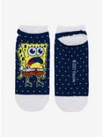 SpongeBob SquarePants Surprised No-Show Socks, , alternate