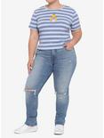 Disney Alice In Wonderland Stripe Ribbed Girls Baby T-Shirt Plus Size, MULTI, alternate
