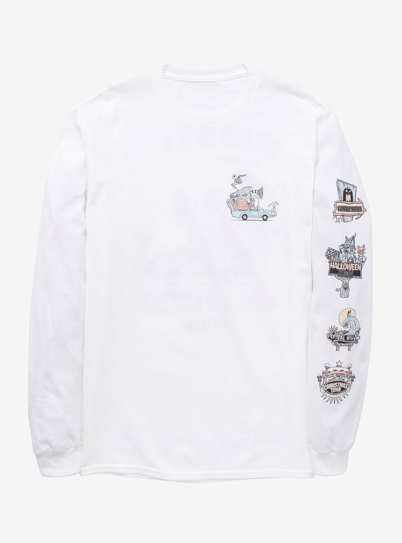 Disney The Nightmare Before Christmas Highway to Halloween Long Sleeve T-Shirt - BoxLunch Exclusive, , alternate