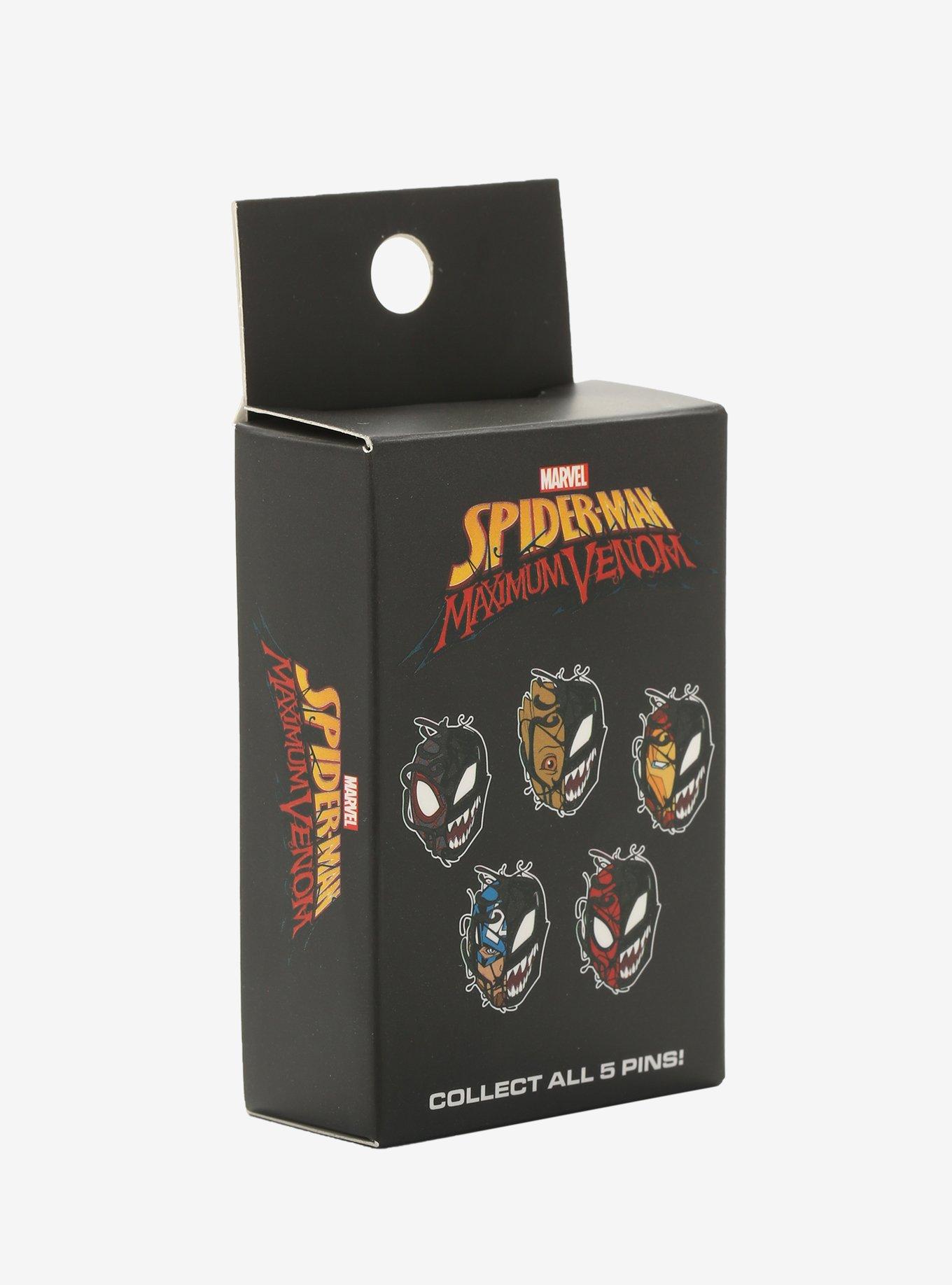 Marvel Spider-Man: Maximum Venom Blind Box Enamel Pins, , alternate