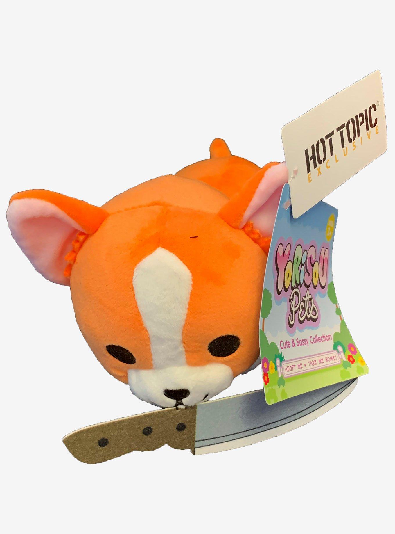 Corgi With Knife Plush Hot Topic Exclusive, , alternate