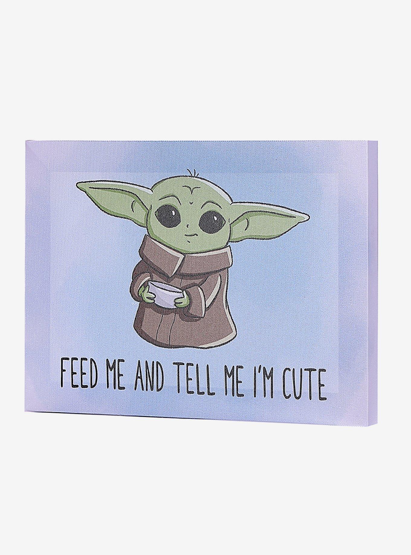 Star Wars The Mandalorian The Child Canvas Wall Art, , alternate